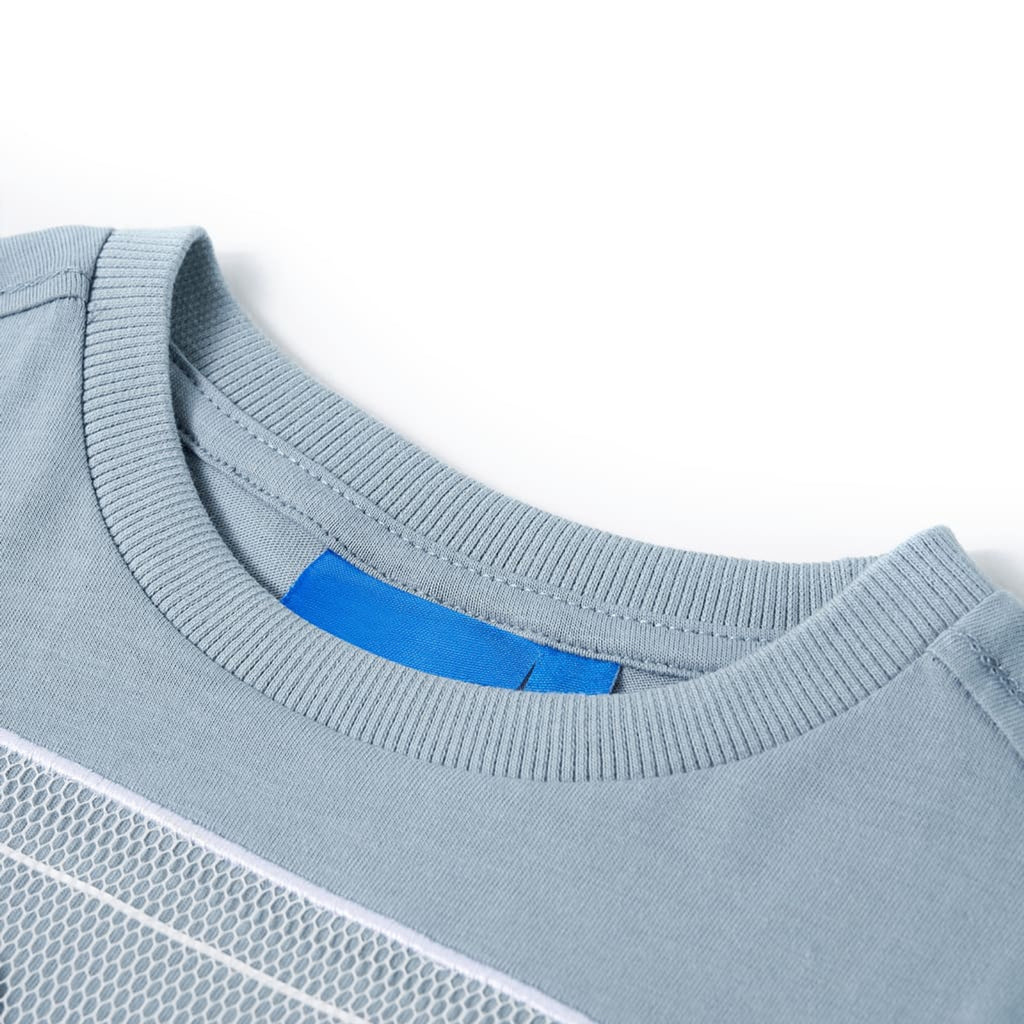 Kids T-Shirt Cotton Light Blue 116 Children's Top Kids Clothing Kids Wear Long