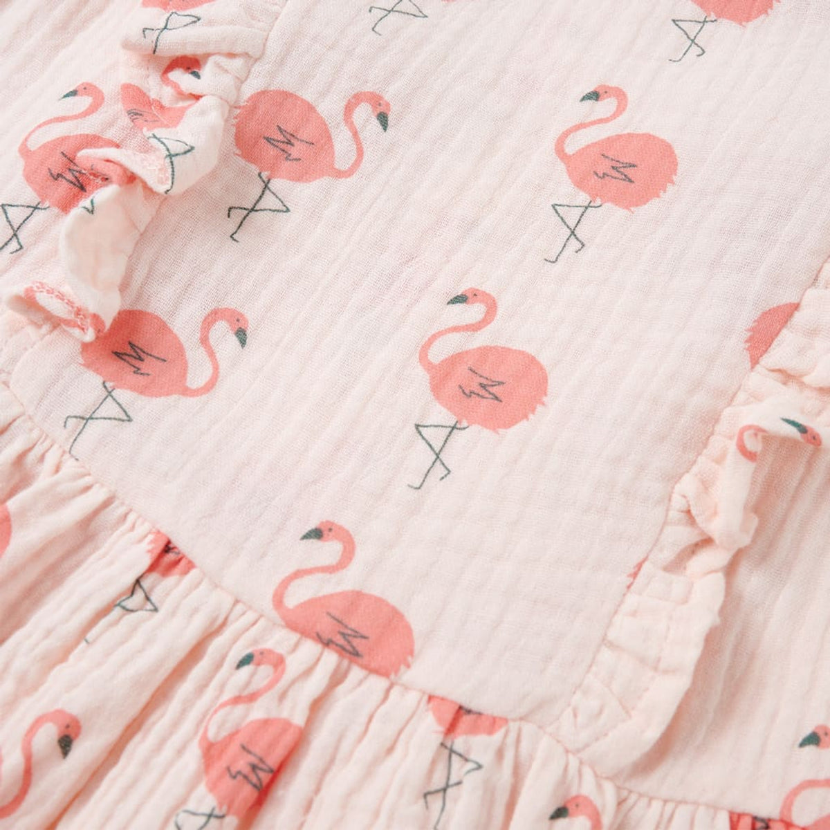 Dress Cotton Soft Pink 92 Kids' Dresses Kids' Dresse Kids'Dress Ruffles 92