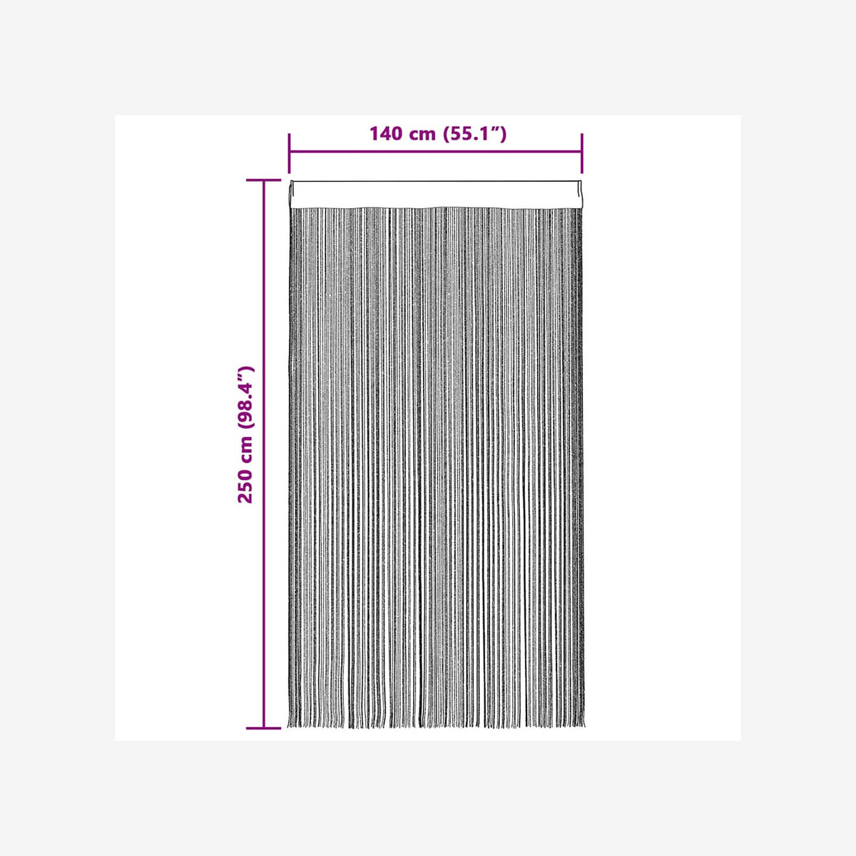 Curtain Fabric Cream 140 x 250 cm Window Dressing Home Furnishings Curtains