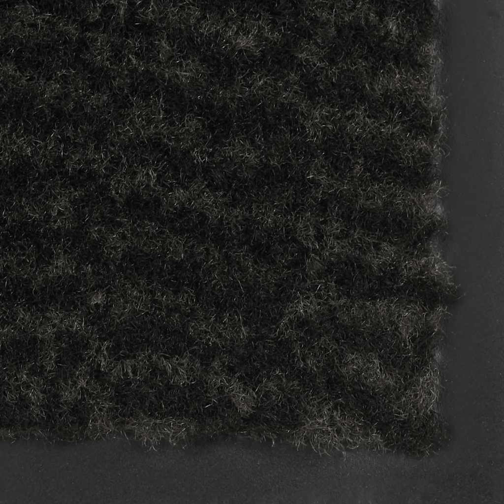 Dust Control Mat Rectangular Tufted Tufted Fabric With A Flexibl Black 90 x 60