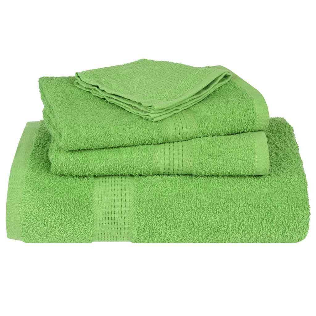 Towel Cotton Green 15 x 21 cm Bathroom Bath Linen Home Bath Towels & Flannels