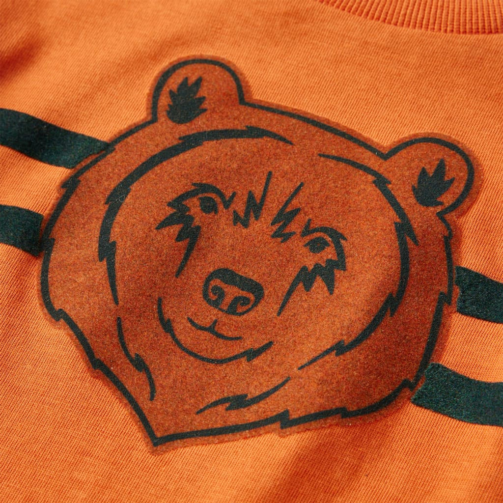Kids T-Shirt Cotton Dark Orange 92 Children's Top Kids Clothing Kids Variant 2