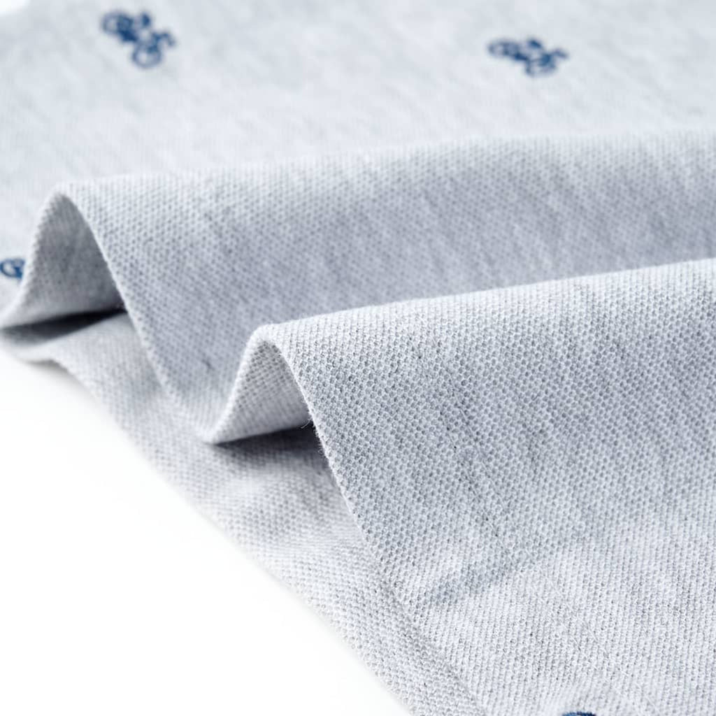 Kids'Polo Shirt Melange Cotton Grey Melange 92 Kids Clothing Children's Wear