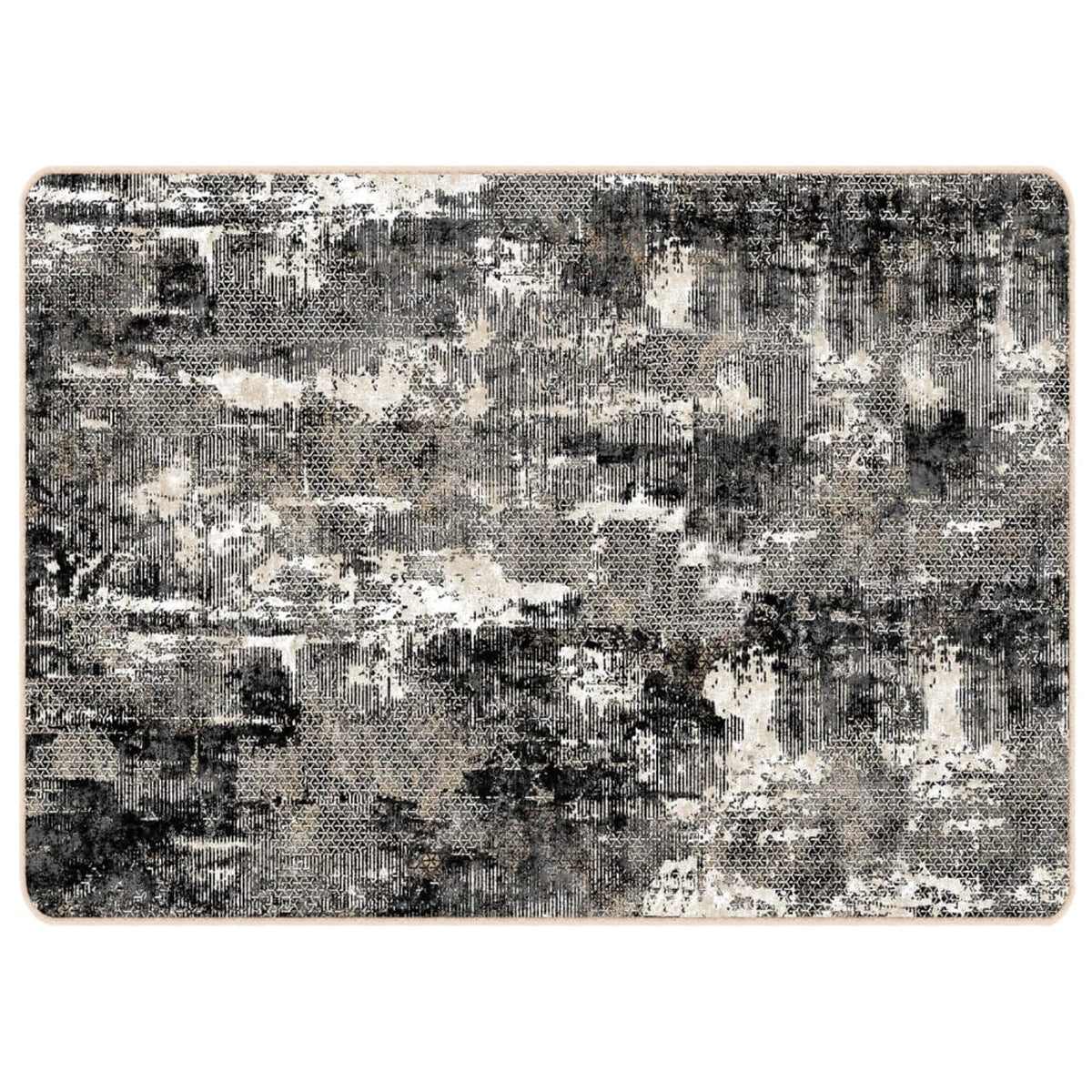 Rug Polyester Multicolour 190 x 0.4 x 300 cm Floor Mat Home Decor Variant 3