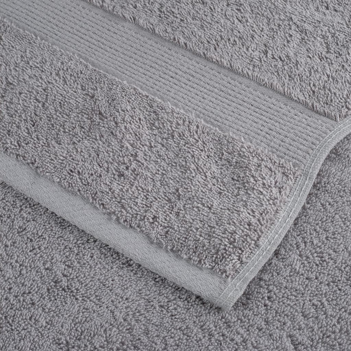 Towel Cotton Grey 50 x 30 cm Bathroom Bath Linen Home Towels 4 pcs Variant 2