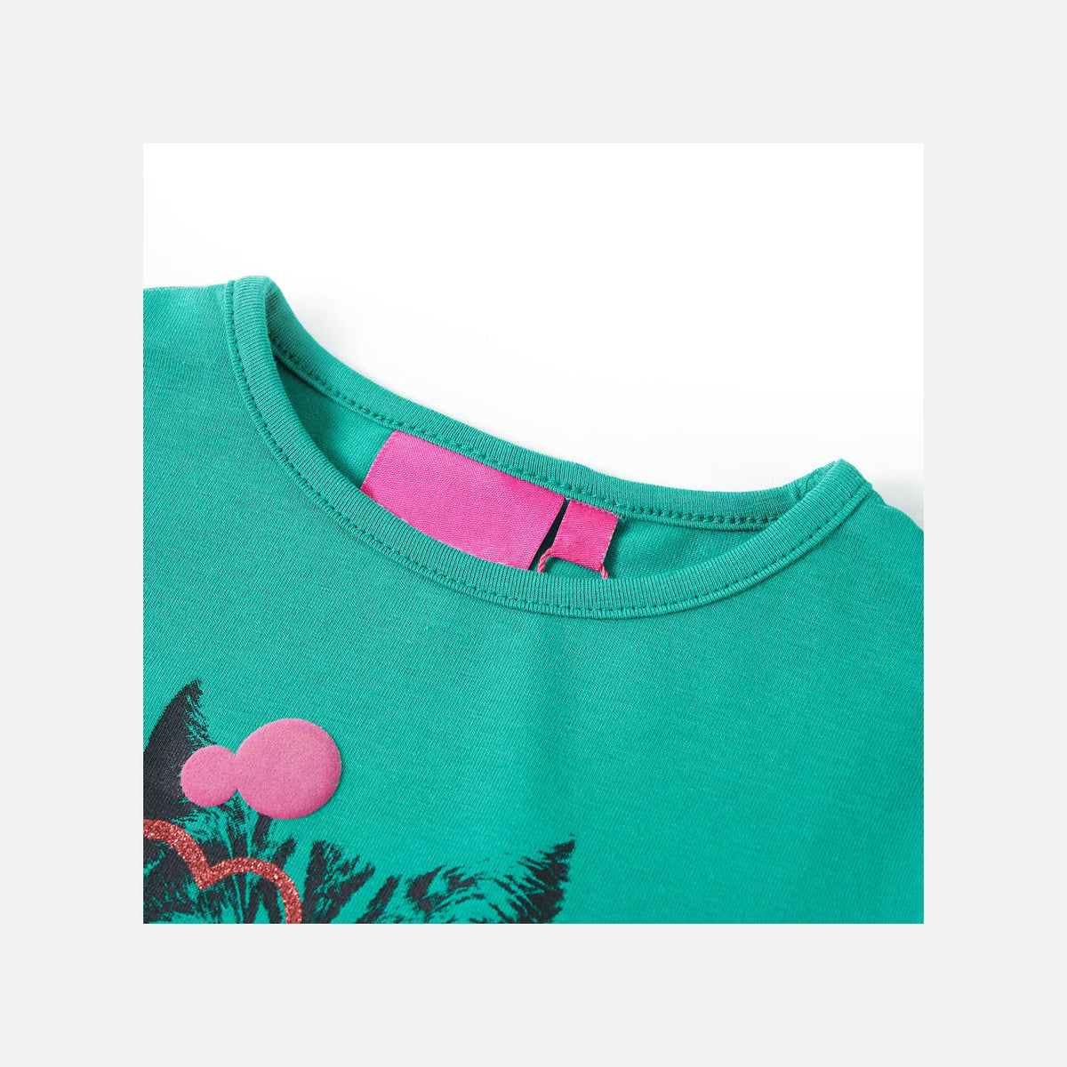 Kids T-Shirt Cotton Bright Green 116 Children's Top Kids Clothing Variant 3