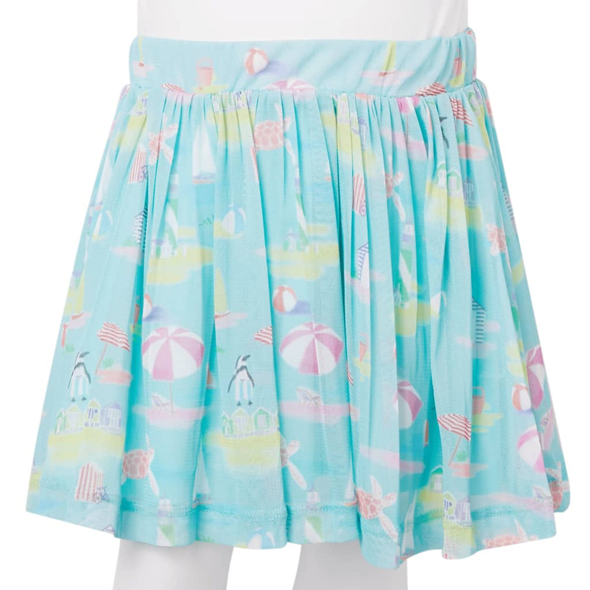 Kids'Pleated Skirt Light Aqua 140 Kids' Bottoms Kids' Bottom 140 (suitable for