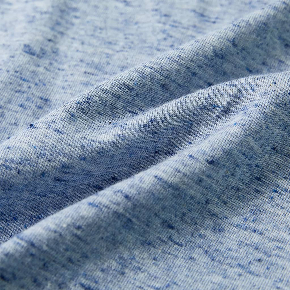 Kids T-Shirt Cotton Blue Melange 128 Children's Top Kids Clothing Kids Wear
