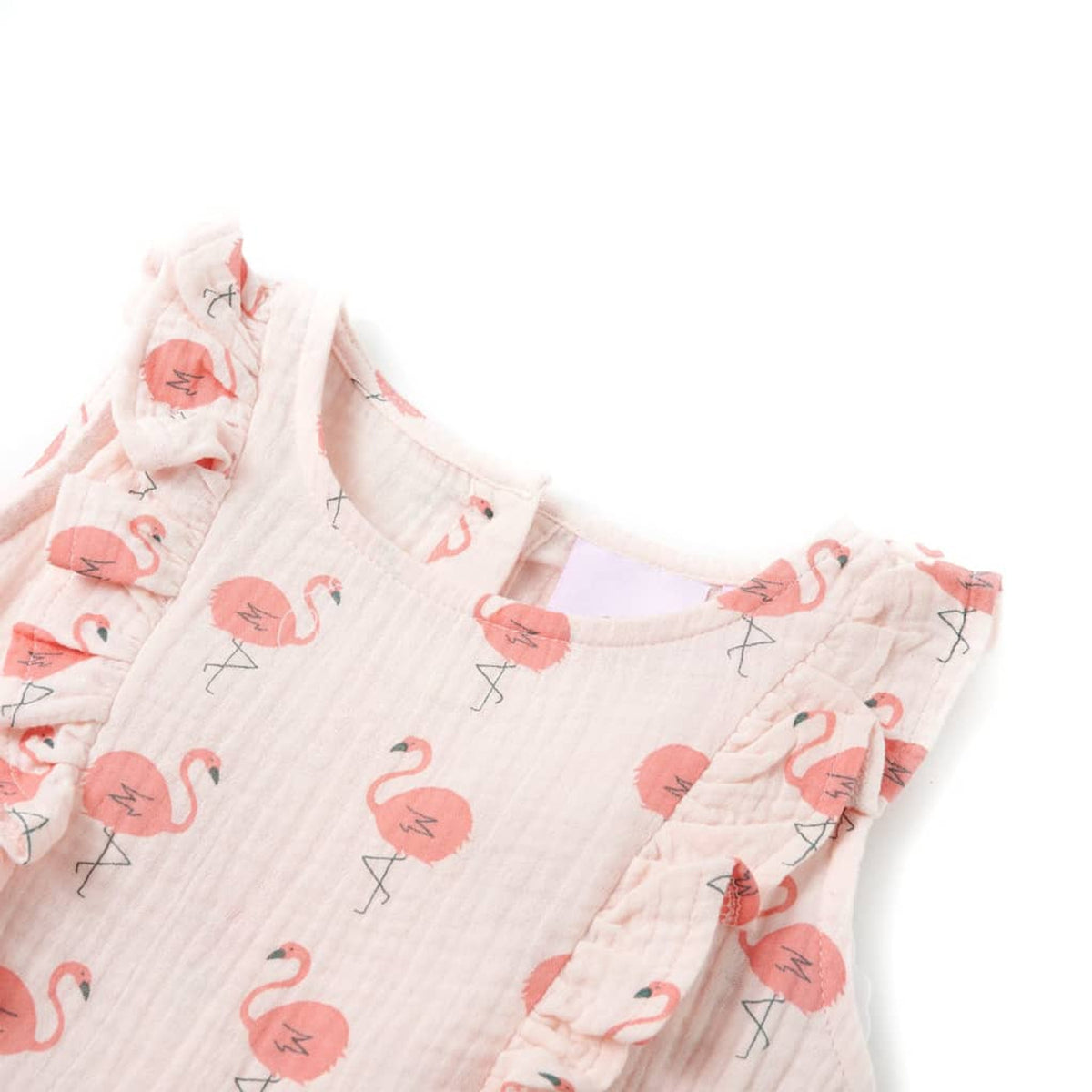 Dress Cotton Soft Pink 92 Kids' Dresses Kids' Dresse Kids'Dress Ruffles 92