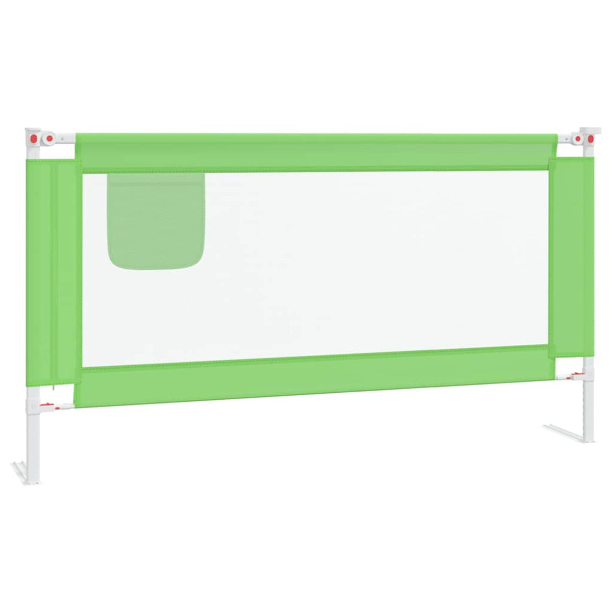 Toddler Safety Bed Rail Fabric (100% Polyester) Green 160 x 25 x 95 cm
