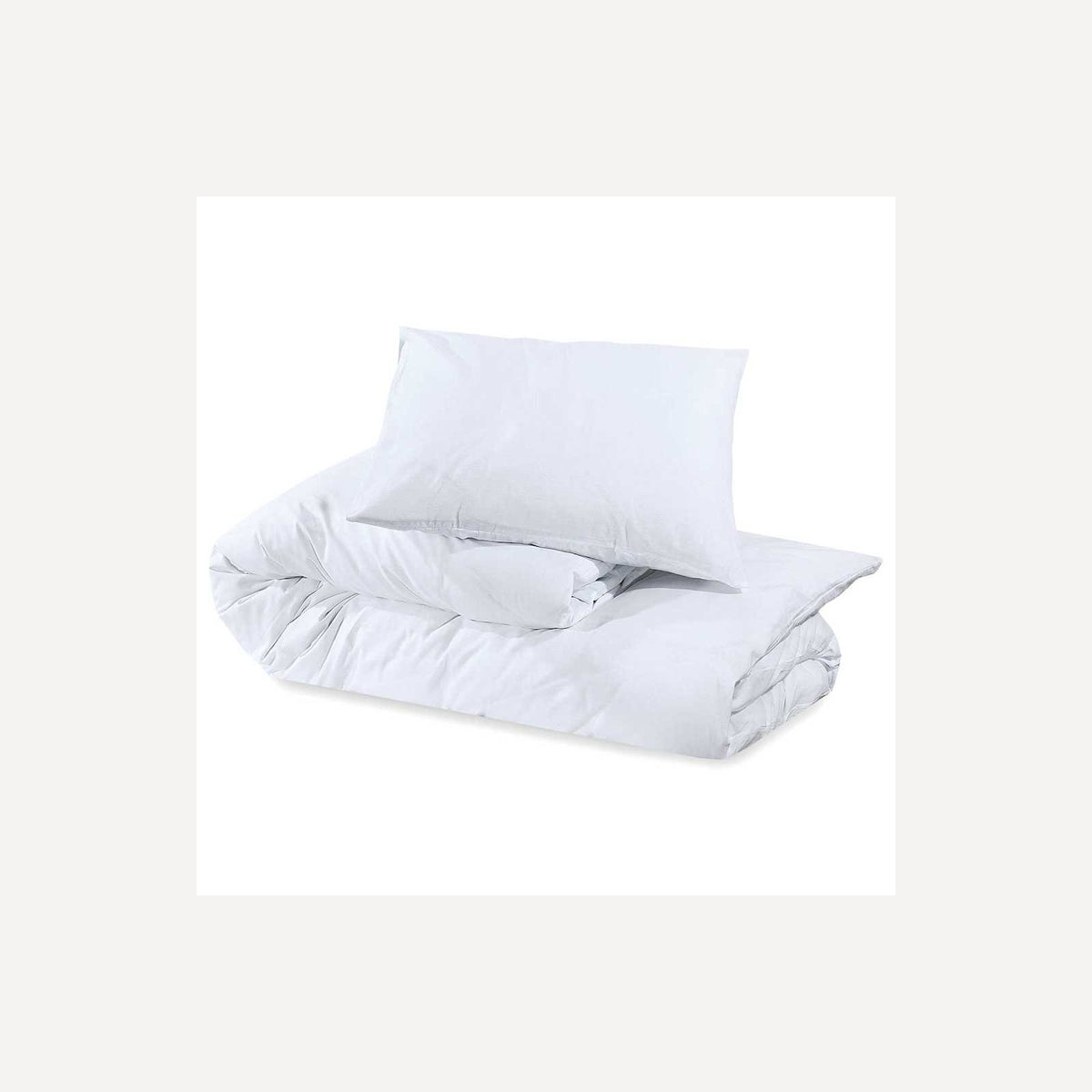 Duvet Cover Microfiber Fabric (100% Poly White 200 x 200 cm Bedding Variant 2