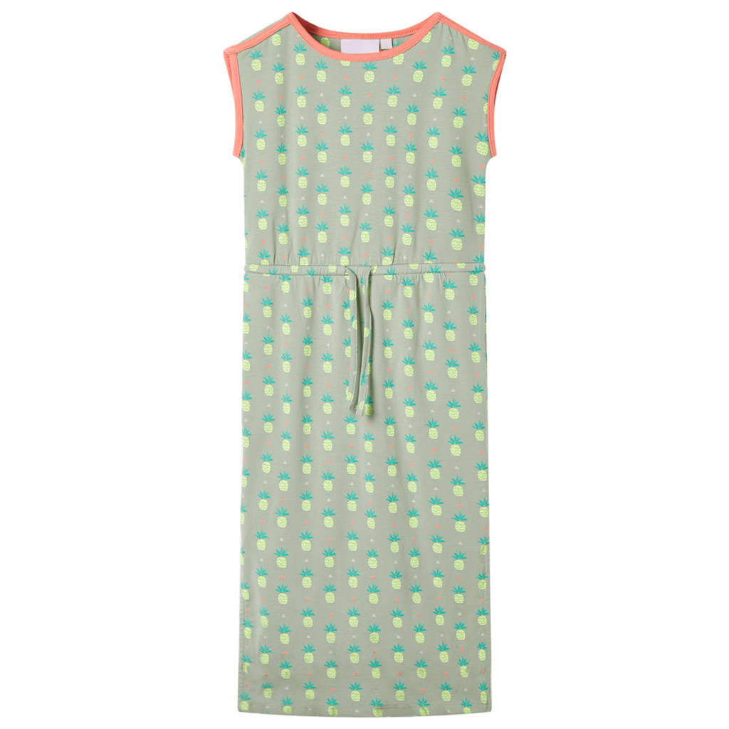 Dress Cotton Old Mint 116 Kids' Dresses Kids' Dresse Kids'Dress 116 (suitable