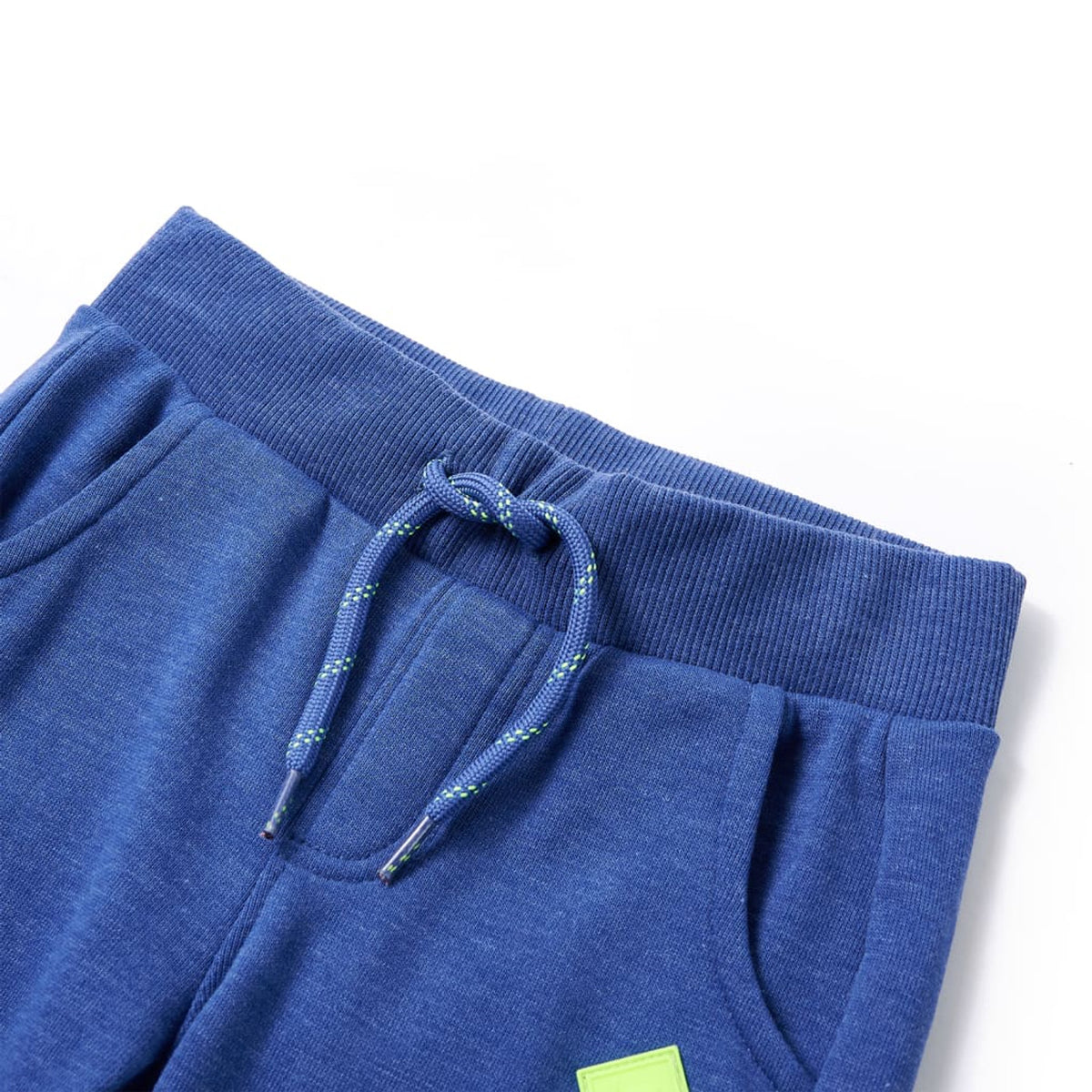 Kids'Sweatpants Melange Cotton Blue Melange 116 Kids' Bottoms Kids' Bottom 116