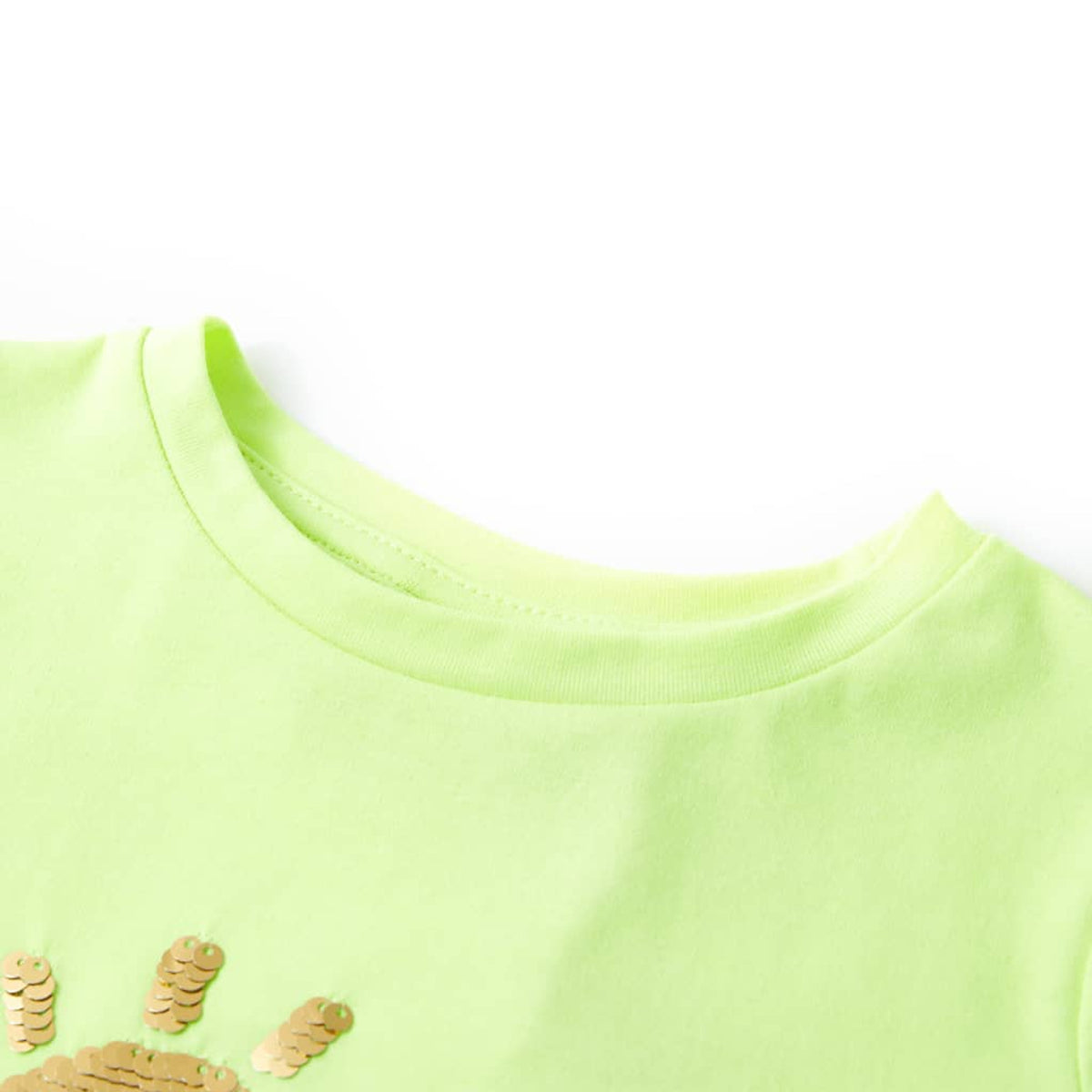 Kids T-Shirt Cotton Neon Yellow 116 Children's Top Kids Clothing Variant 2