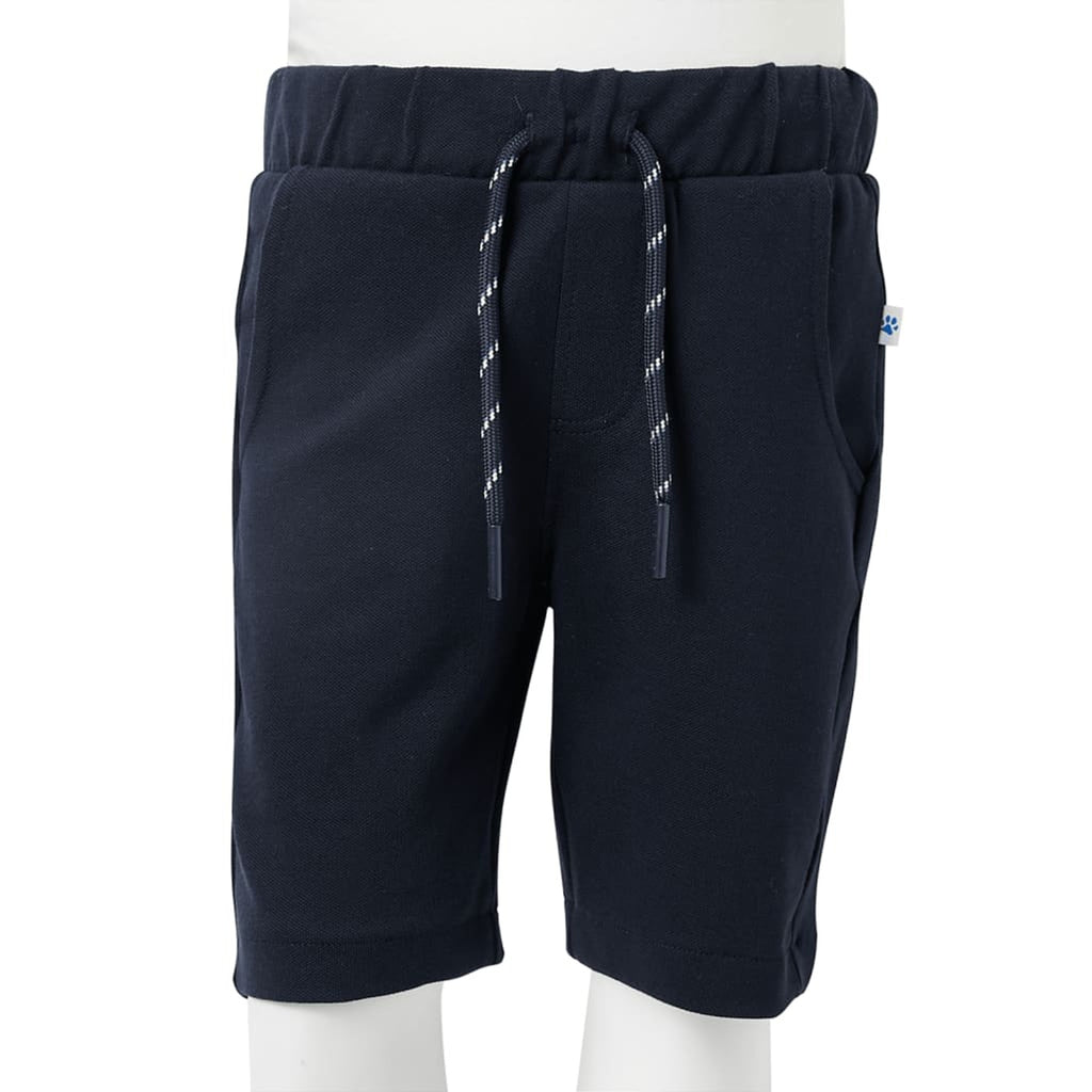 Shorts Cotton Navy 116 Kids' Bottoms Kids' Bottom Kids'Shorts Drawstring 116