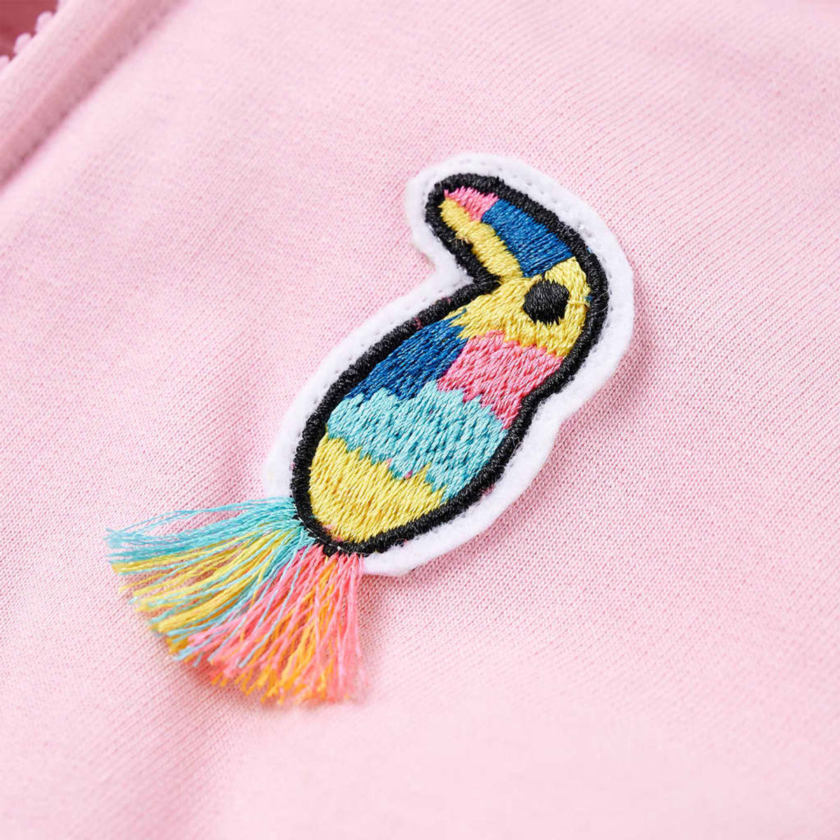 Sweatshirt Cotton Bright Pink 92 Kids Clothing Children's Top Kids Wear Zip 92
