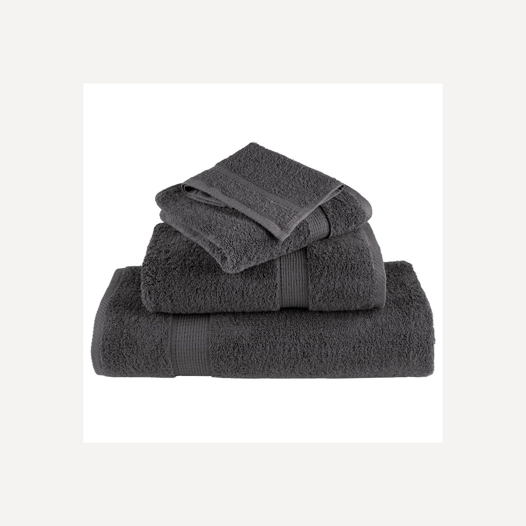 Towel Cotton Anthracite 30 x 30 cm Bathroom Bath Linen Home Towels 4 Variant 2