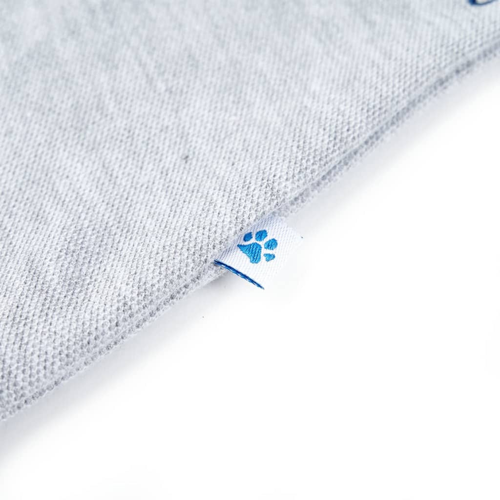 Kids'Polo Shirt Melange Cotton Grey Melange 128 Kids Clothing Children's Wear