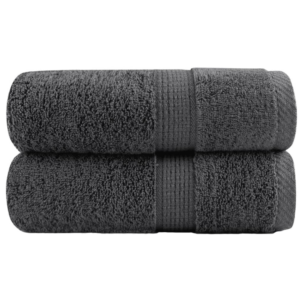 Towel Cotton Anthracite 30 x 30 cm Bathroom Bath Linen Home Towels 2 Variant 2
