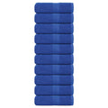 Towel Cotton Blue 30 x 30 cm Bathroom Bath Linen Home Towels 10 pcs Wash 30x30cm
