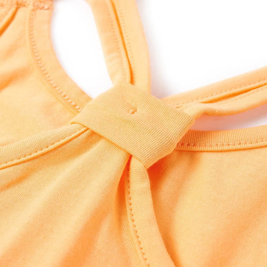 Kids'Tank Top Bright Cotton Bright Orange 104 Kids Clothing Children's Wear