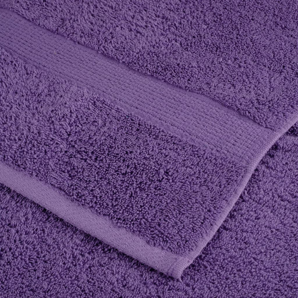 Towel Cotton Purple 150 x 100 cm Bathroom Bath Linen Home Towels 2 Variant 2