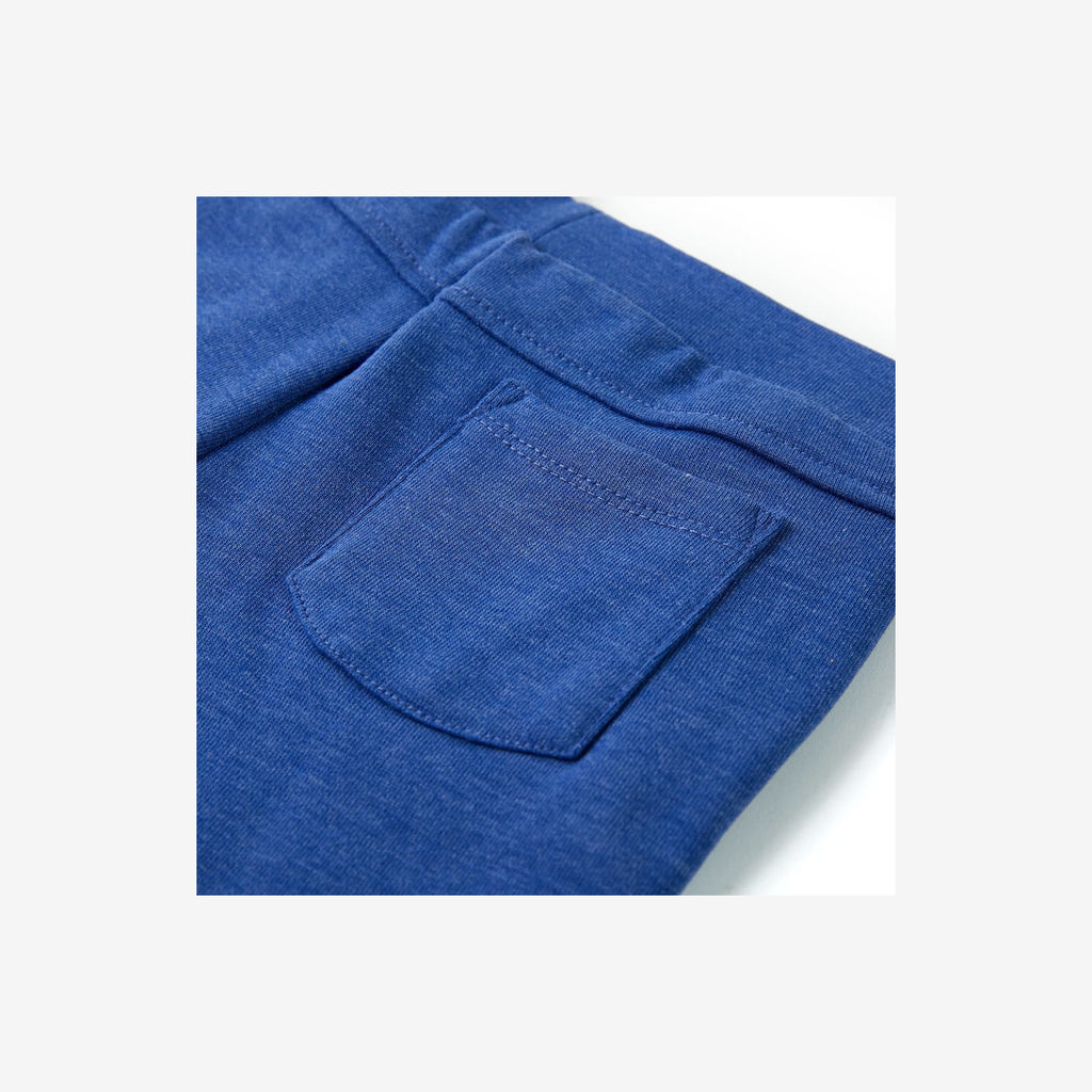 Shorts Cotton Blue Melange 128 Kids' Bottoms Kids' Bottom Kids'Shorts