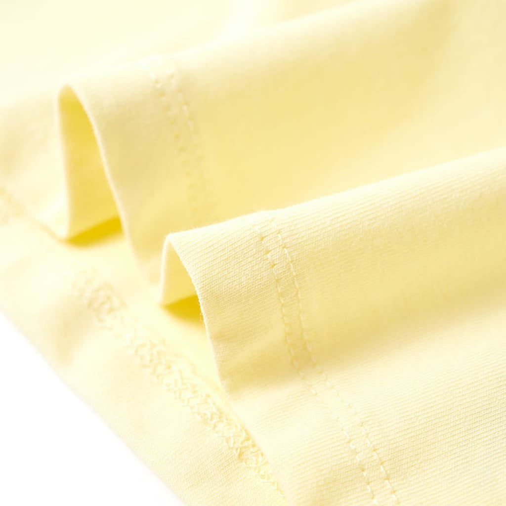 Kids T-Shirt Cotton Soft Yellow 92 Children's Top Kids Clothing Kids Wear 92