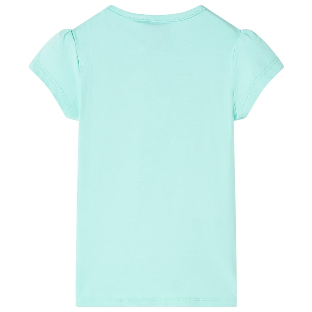 Kids T-Shirt Cotton Light Mint 128 Children's Top Kids Clothing Kids Variant 4