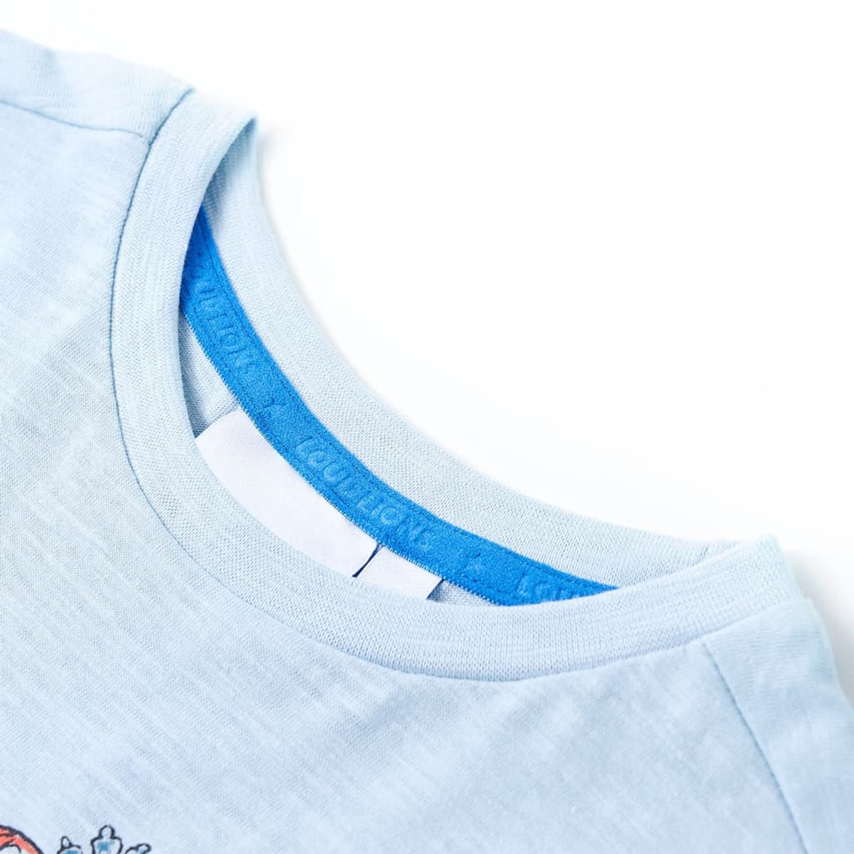 Kids T-Shirt Cotton Light Blue 140 Children's Top Kids Clothing Kids Variant 4