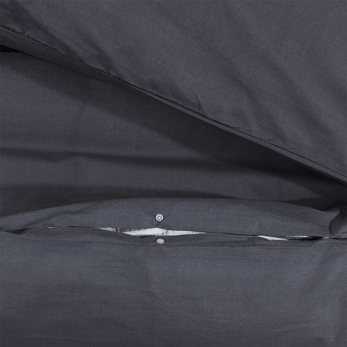 Duvet Cover Cotton Black 200 x 140 cm Bedding Bed Linen Bedroom Variant 9