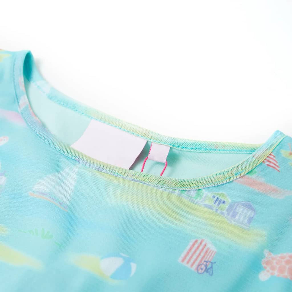 Dress Light Aqua 104 Kids' Dresses Kids' Dresse Kids'Dress 104 (suitable for