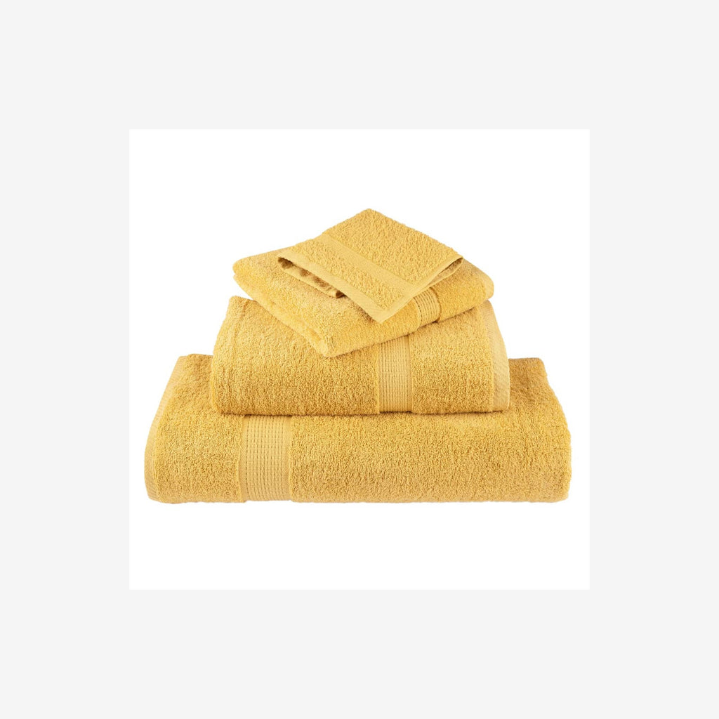 Towel Cotton Gold 100 x 50 cm Bathroom Bath Linen Home Towels 10 pcs Variant 2