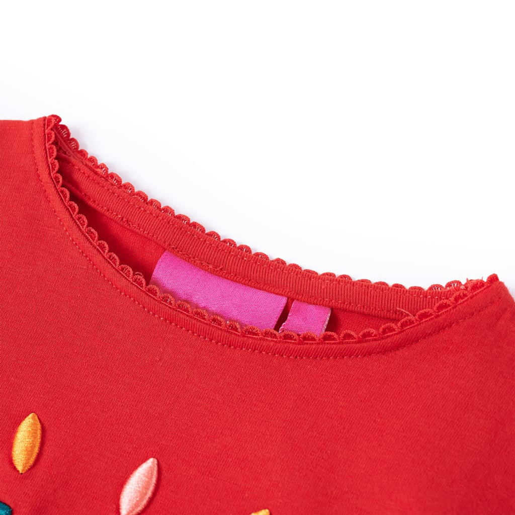 Kids T-Shirt Cotton Red 128 Children's Top Kids Clothing Kids Wear Variant 8