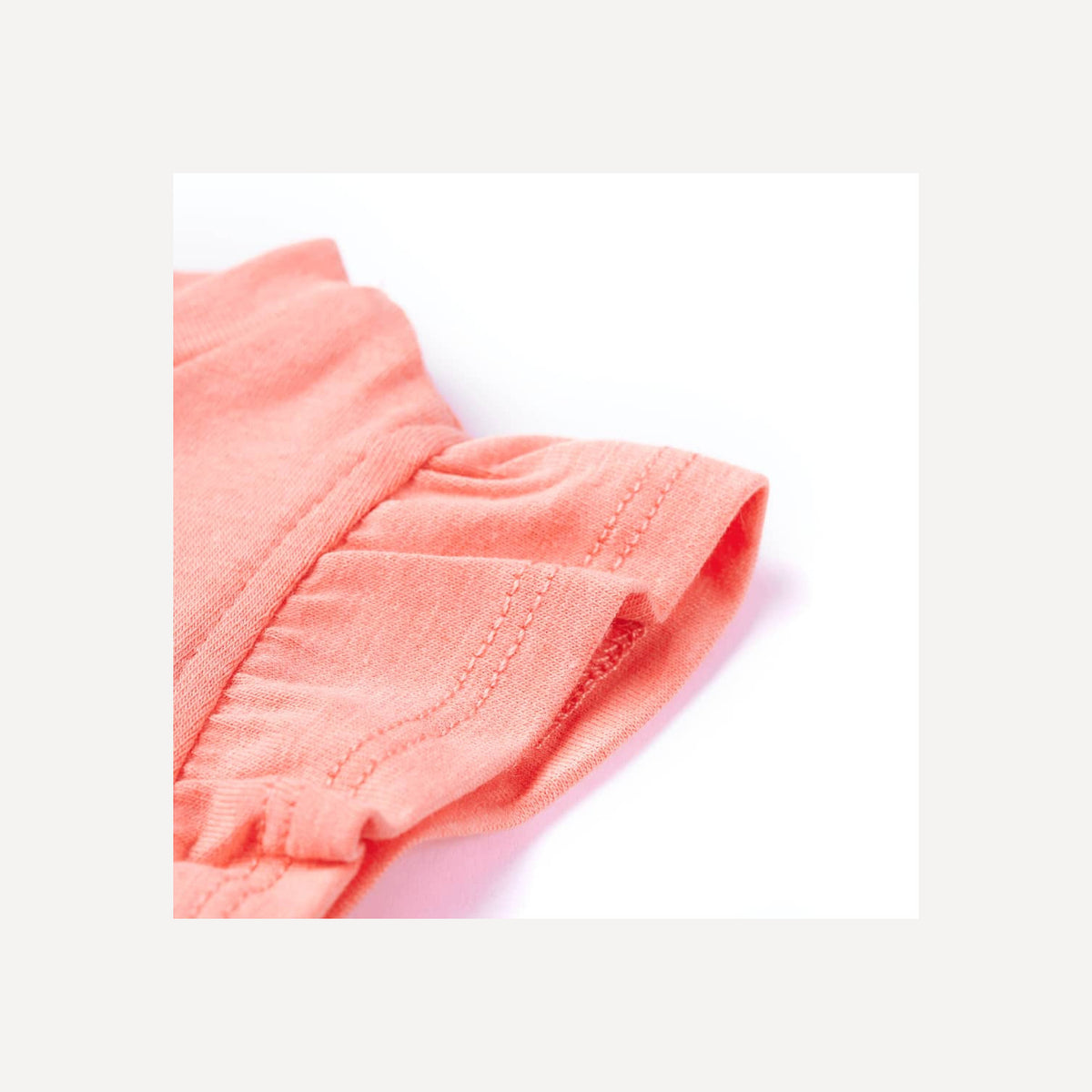 Kids T-Shirt Cotton Neon Coral 116 Children's Top Kids Clothing Kids Variant 2