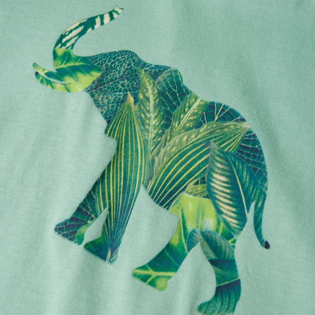Kids T-Shirt Cotton Green 140 Children's Top Kids Clothing Kids Wear Variant 4