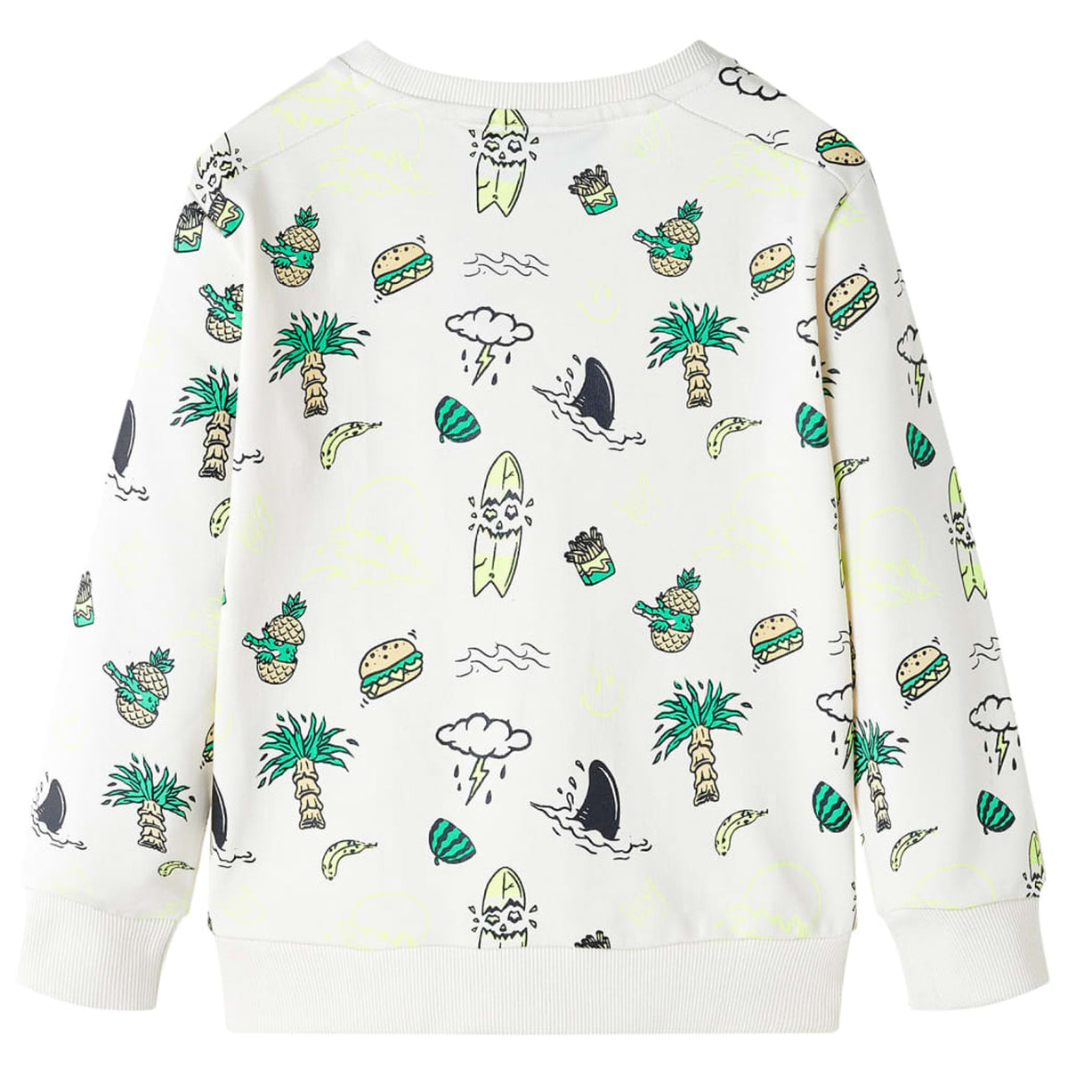 Sweatshirt Cotton Soft Ecru 116 Kids Clothing Children's Top Kids Wear 116