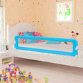 Toddler Safety Bed Rail Polyester Blue 180 x 40.5 x 42 cm Child Bed Guard 5x42cm