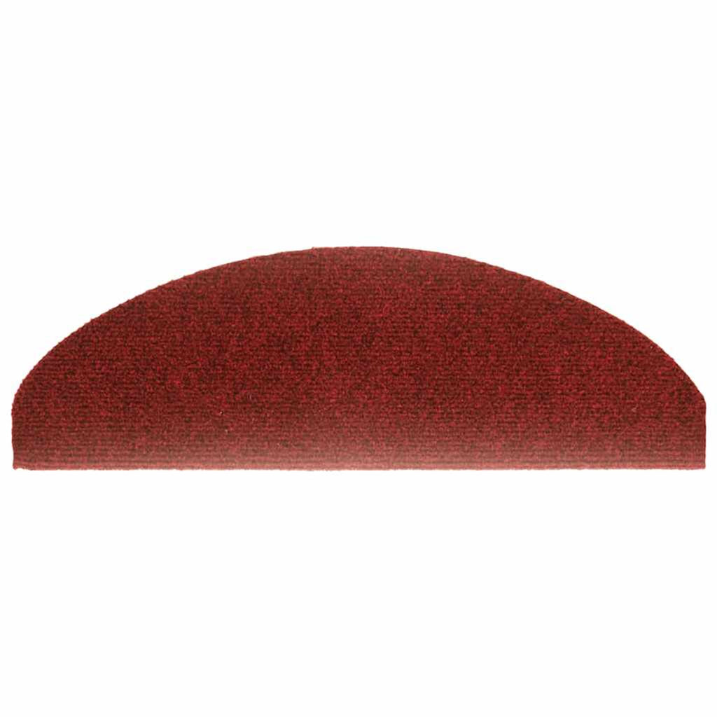 Stair Mats Self-Adhesive Bordeaux Half Needle-Punched Fabric (100% Variant 2