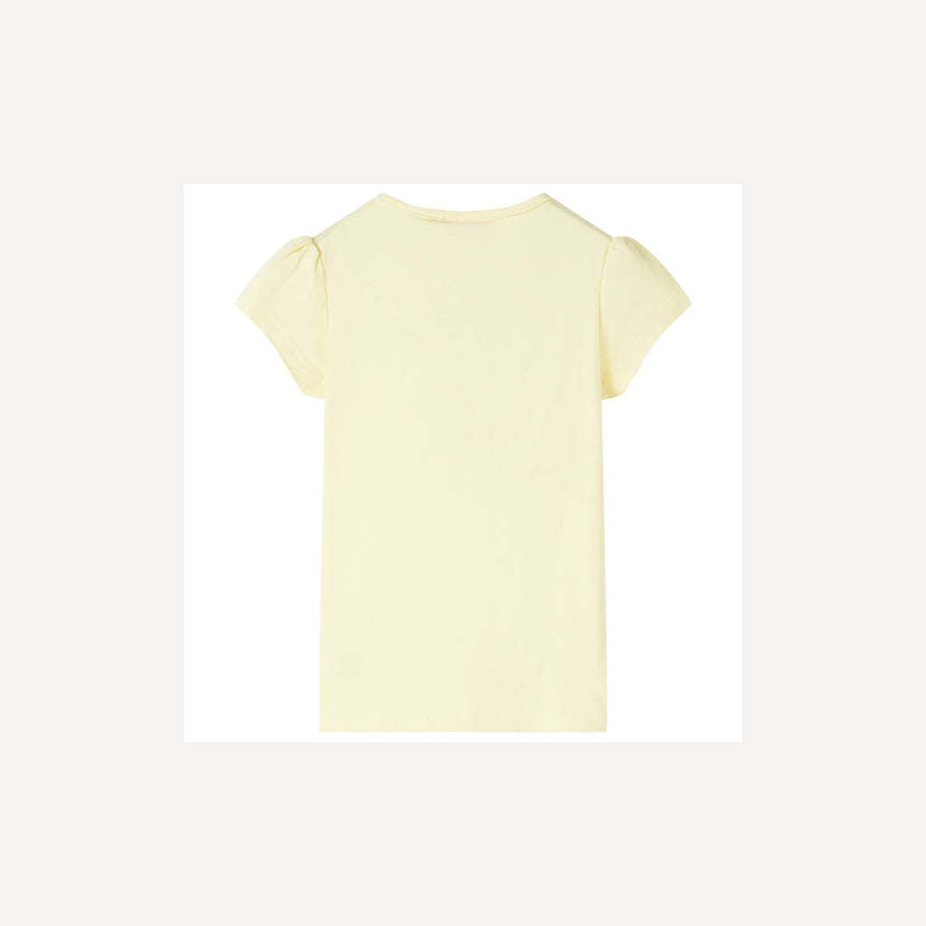 Kids T-Shirt Cotton Soft Yellow 92 Children's Top Kids Clothing Kids Wear 92