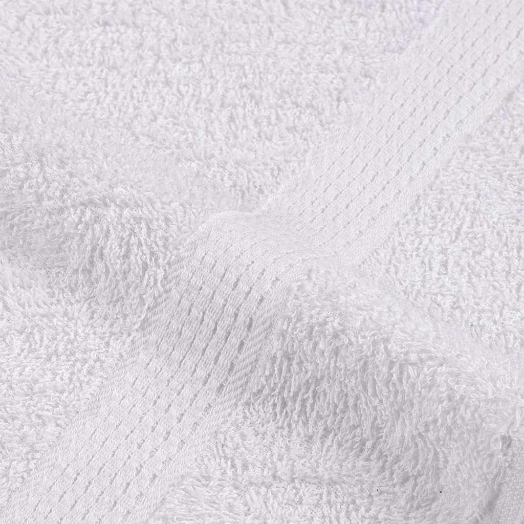 Towel Cotton White 50 x 30 cm Bathroom Bath Linen Home Towels 50 pcs Guest