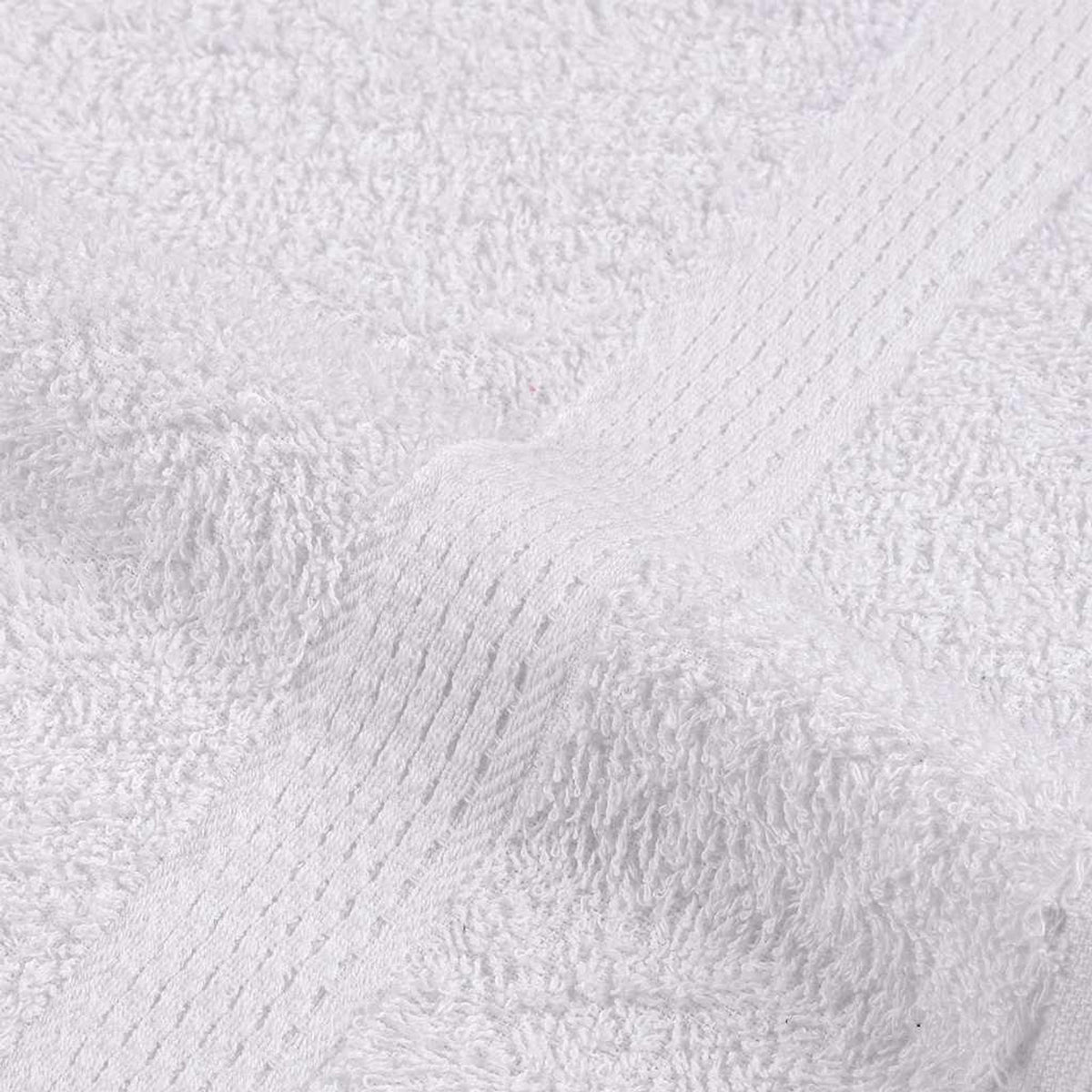 Towel Cotton White 50 x 30 cm Bathroom Bath Linen Home Towels 50 pcs Guest