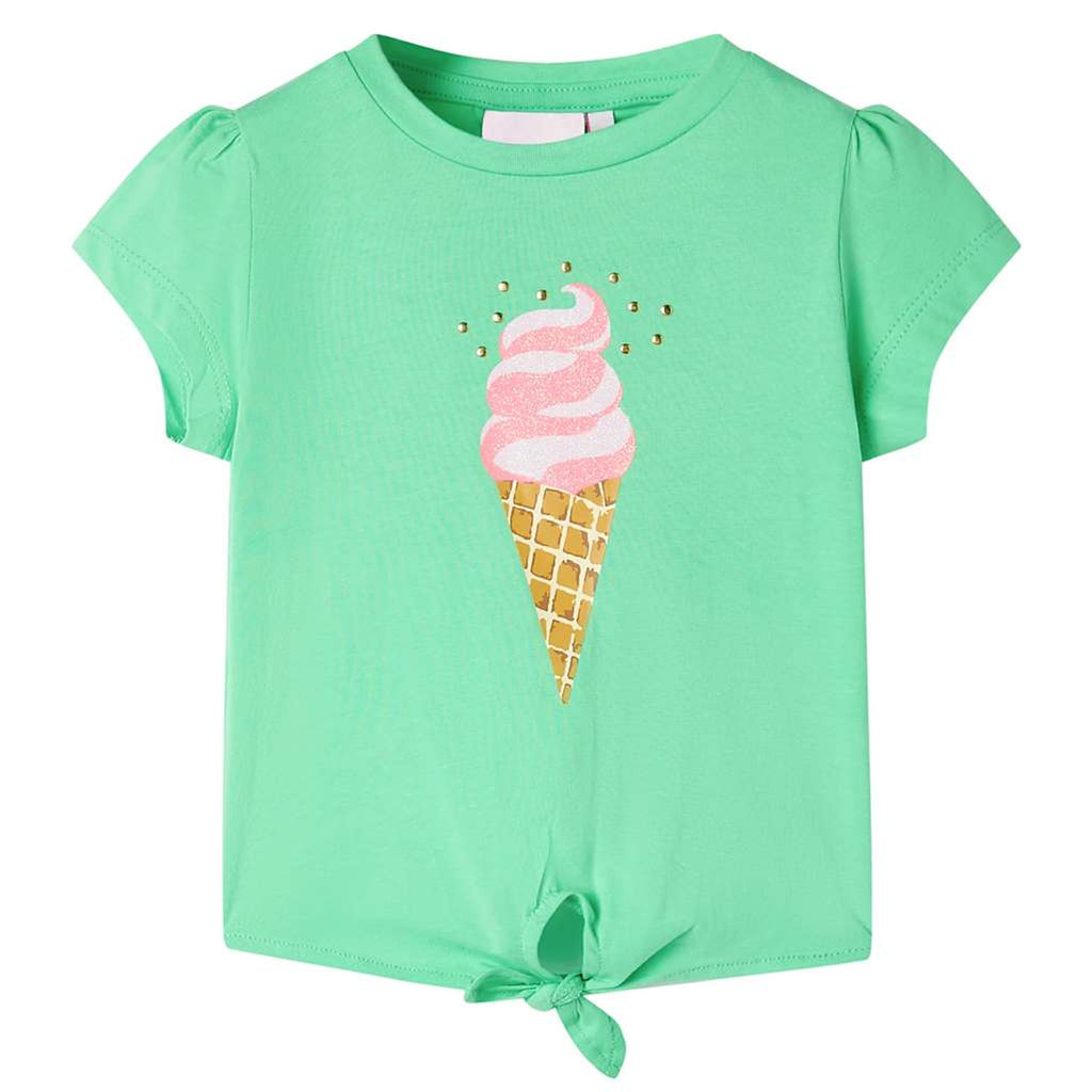 Kids T-Shirt Cotton Light Green 128 Children's Top Kids Clothing Variant 2