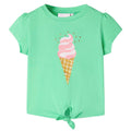 Kids T-Shirt Cotton Light Green 128 Children's Top Kids Clothing Variant 2
