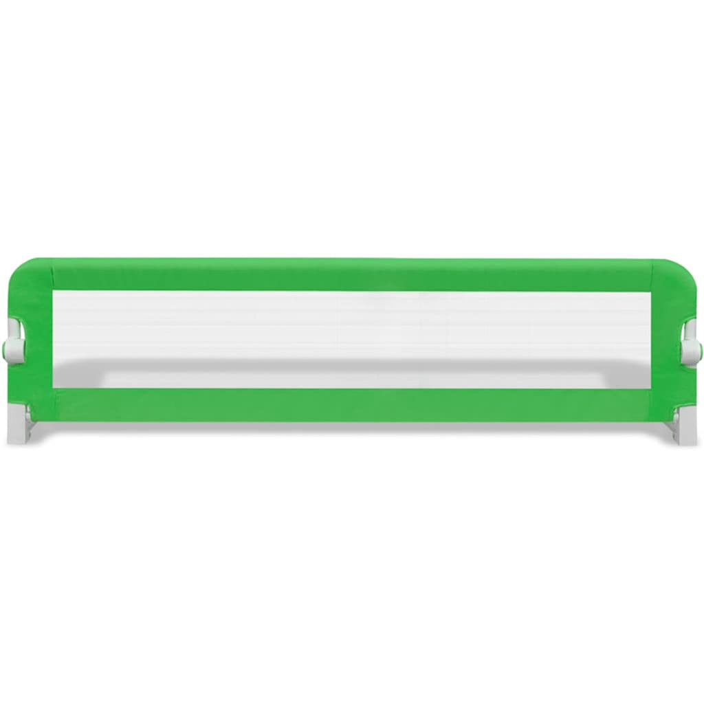 Toddler Safety Bed Rail Polyester Green 150 x 36.5 x 42 cm Child Bed Guard