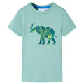 Kids T-Shirt Cotton Green 104 Children's Top Kids Clothing Kids Wear Variant 5