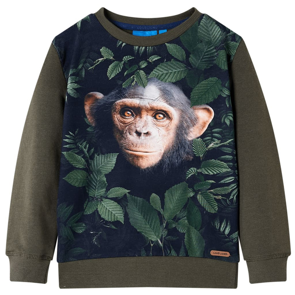 Sweatshirt Cotton Khaki 104 Kids Clothing Children's Top Kids Wear Variant 2