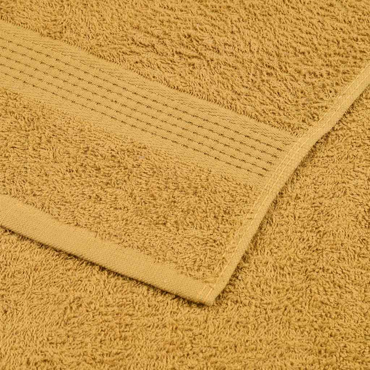 Towel Cotton Gold 100 x 50 cm Bathroom Bath Linen Home Towels 10 pcs Hand