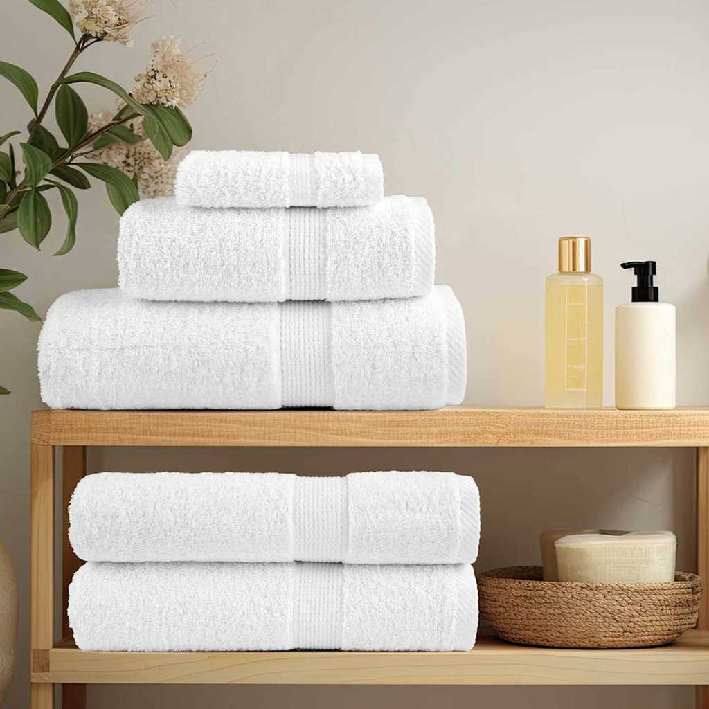 Towel Cotton White 15 x 21 cm Bathroom Bath Linen Home Towels 10 pcs Guest