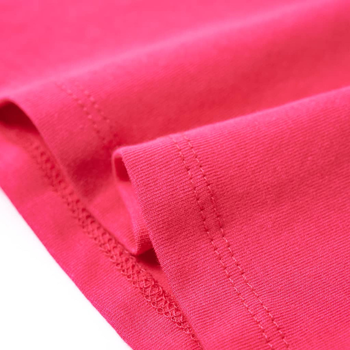 Kids T-Shirt Cotton Bright Pink 116 Children's Top Kids Clothing Kids Wear 116